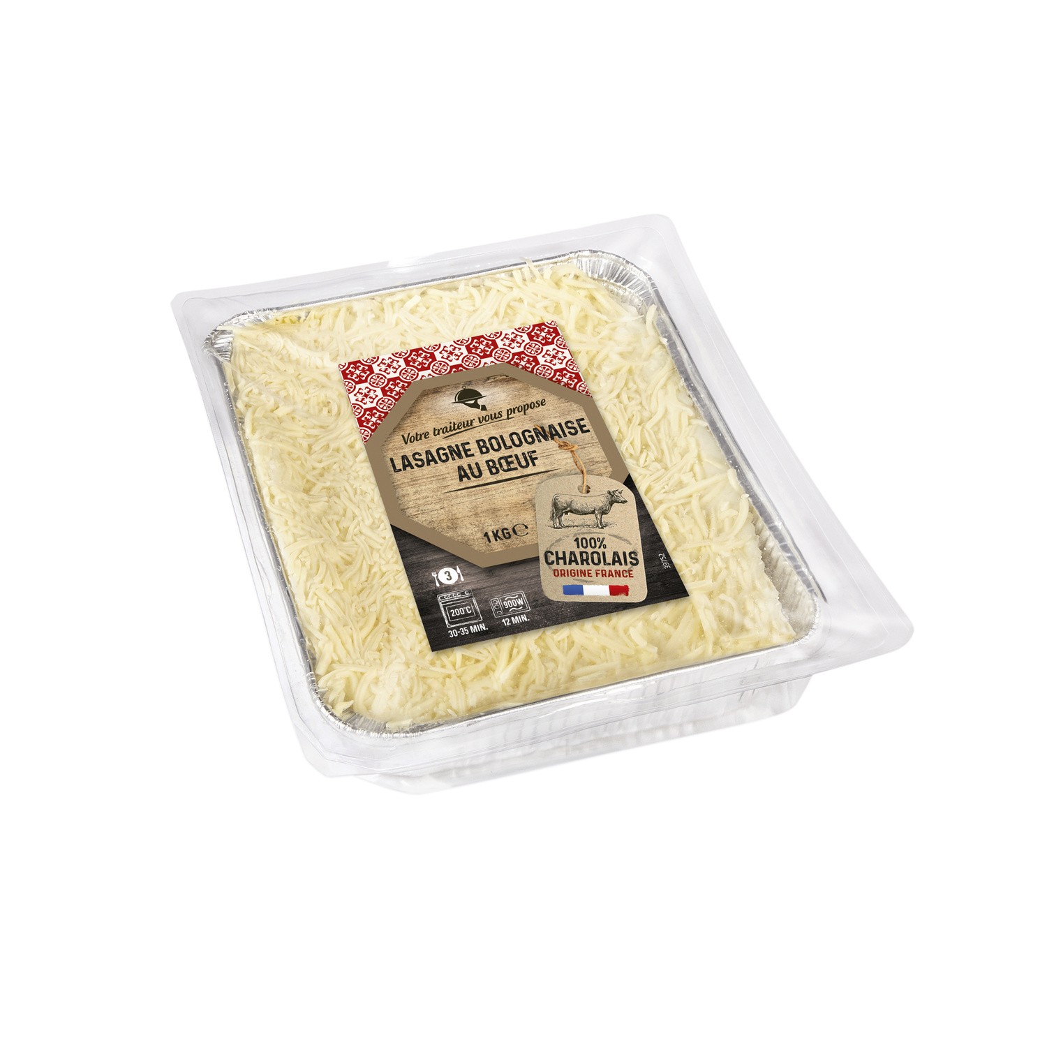 Plat cuisiné lasagne bolognaise bœuf 