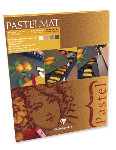 Bloc papier pastelmat 360 grammes 24 x 30 cm co...