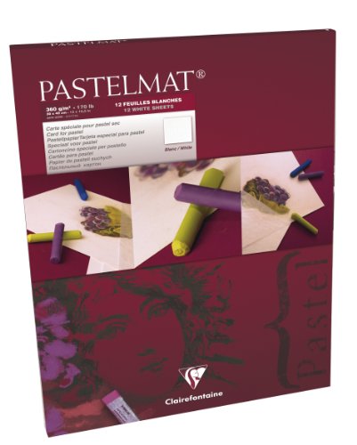 Pastelmat Bloc pastel  papier pastelmat 360 grammes 30 x 40 cm Blanc 3329680960297 (3329680960297)