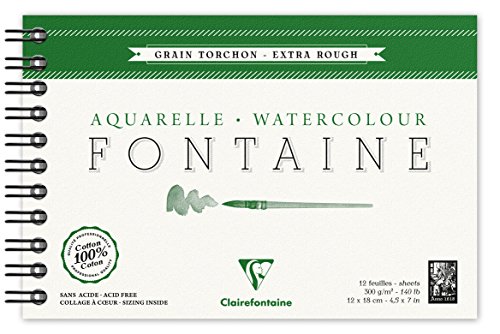 Album Fontaine spiralé grain torchon 12 feuille...