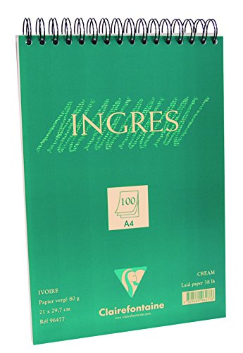 Bloc Ingres Etude vergé 21x29,7 100 feuilles 80...