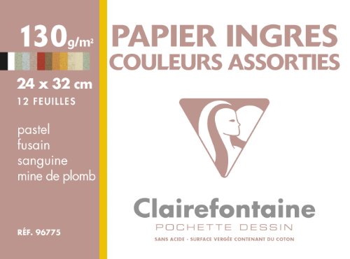 96775c pochette dessin 12 feuilles couleurs ass...