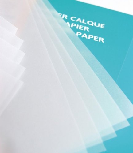 Clairefontaine Lot de 10 pochette de 20 feuilles 95g papier calque format 24x32 code EAN 3329680968736 