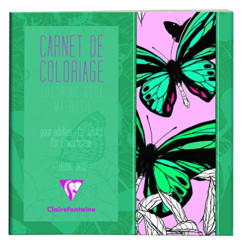 Papillon livre de coloriage adulte, gris/blanc