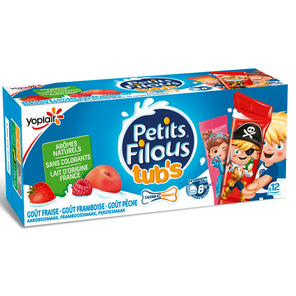SUR LA GAMME PETITS FILOUS DE YOPLAIT  3329770057258 
