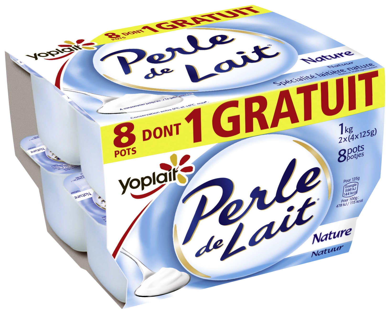 Perle de Lait nature Yoplait