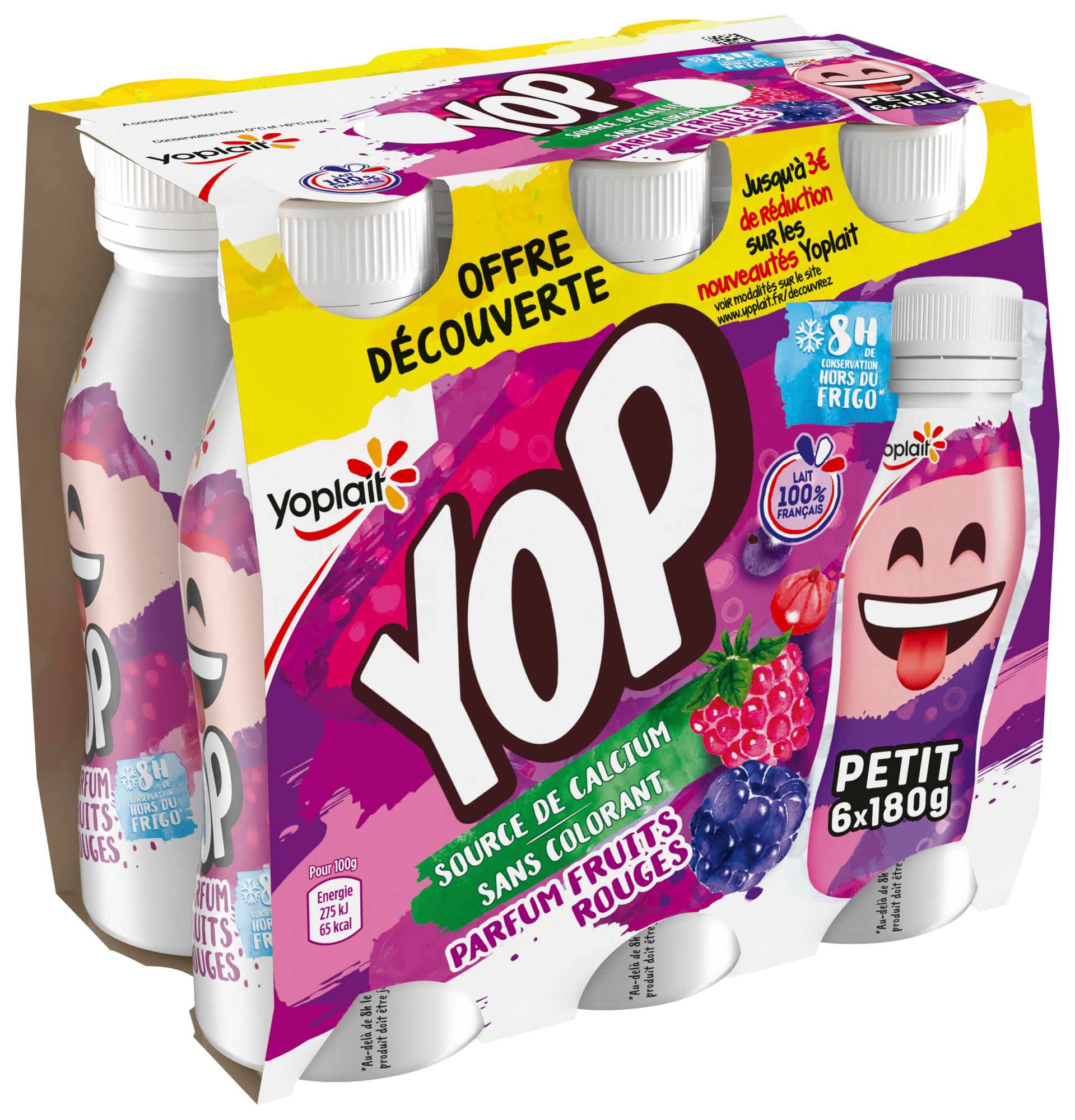 Petit yop parfum fruits rouges offre découverte