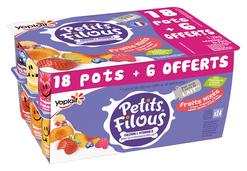 PETITS FILOUS FRUITS PANACHÉ yoplait