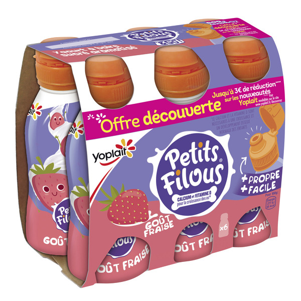 PETITS FILOUS Yaourt à boire "Offre Découverte" code EAN 3329770063051 