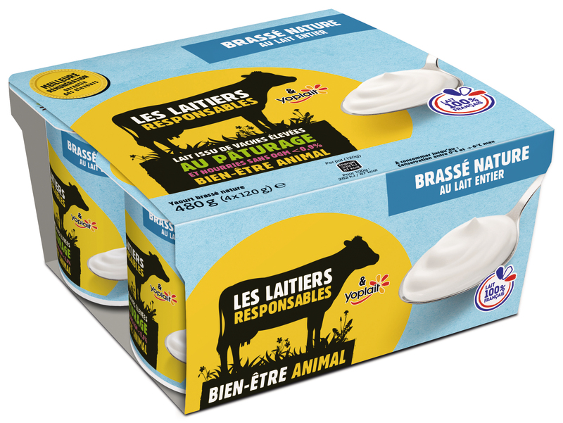 YAOURT BRASSÉ NATURE Yoplait