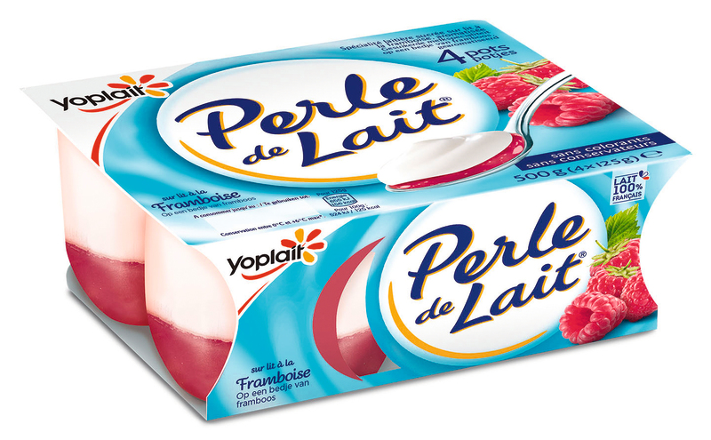 PERLE DE LAIT SUR LIT DE FRAMBOISE (1) Yoplait