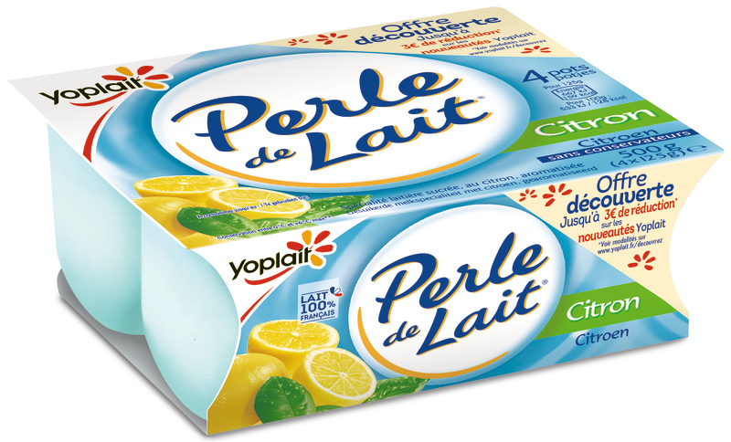 PERLE DE LAIT CITRON Yoplait