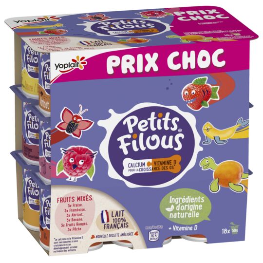  Fromage frais aux fruits panachés YOPLAIT code EAN 3329770078918 