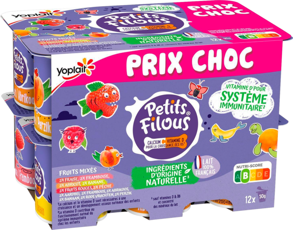 YOPLAIT Petits Filous Fruits Panachés code EAN 3329770085275 