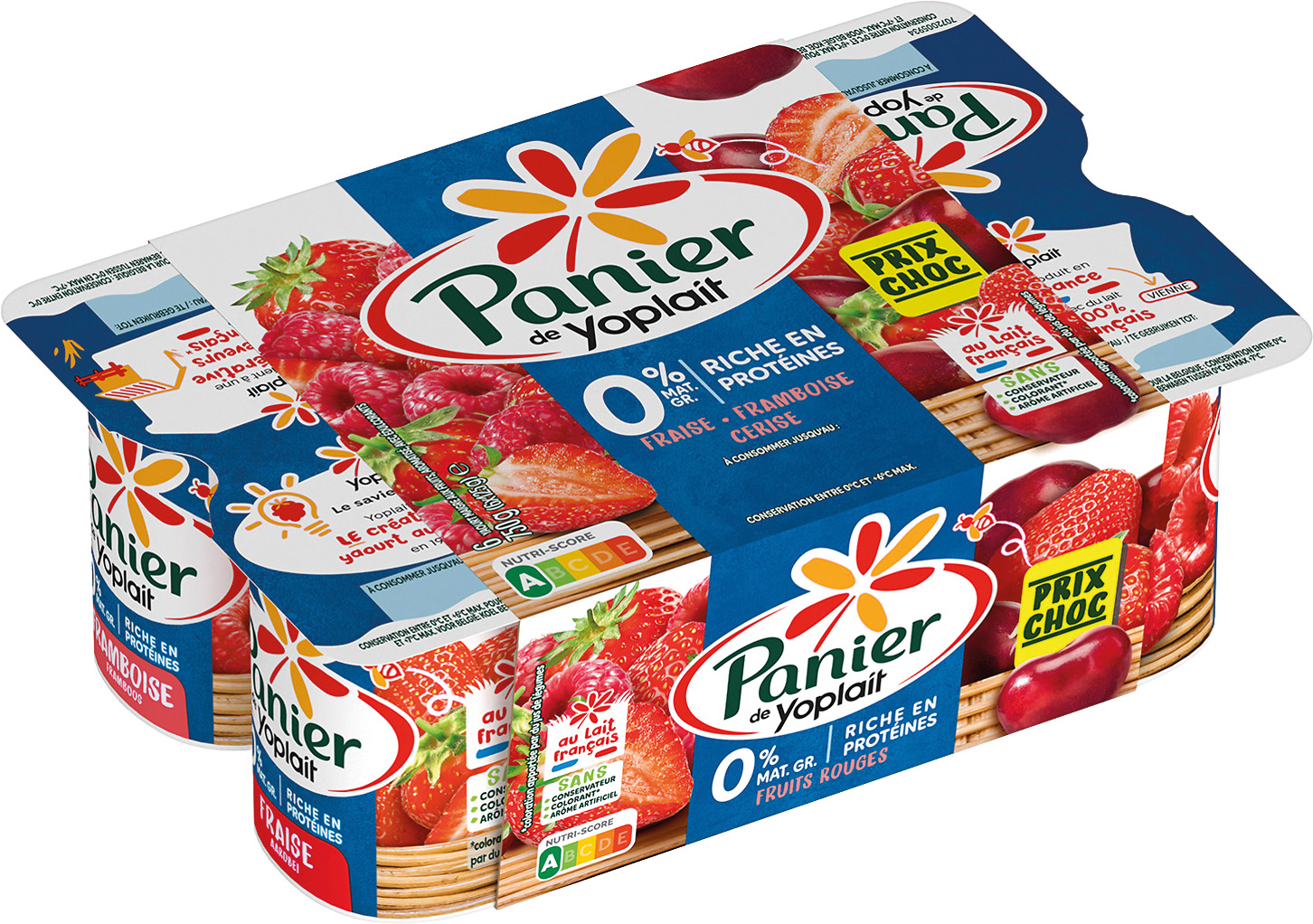  YAOURT AUX FRUITS PANIER DE YOPLAIT code EAN 3329770086203 