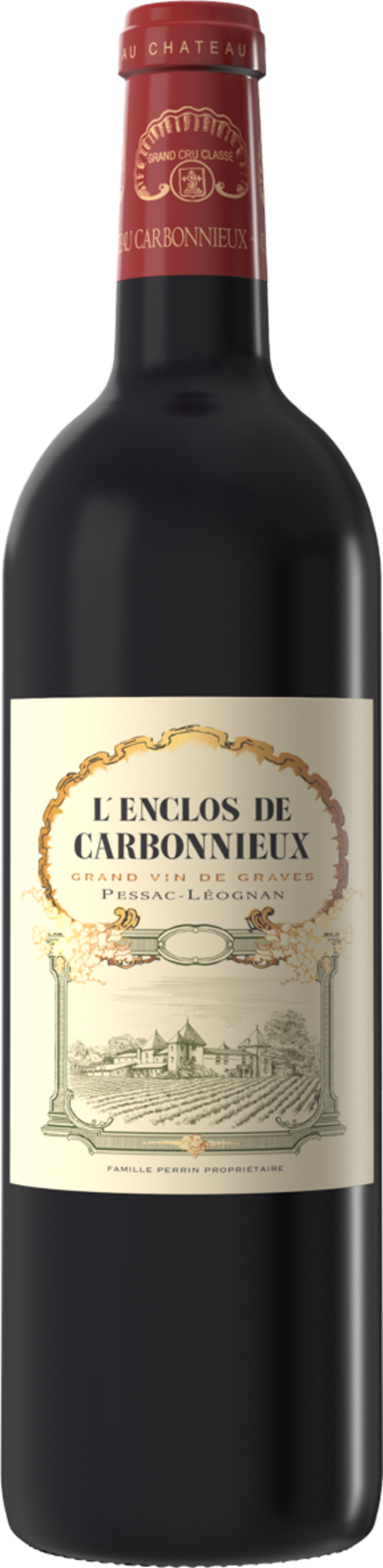 L'ENCLOS DE CARBONNIEUX 2021 AOP PESSAC-LÉOGNAN 
ROUGE code EAN 3330259201215 