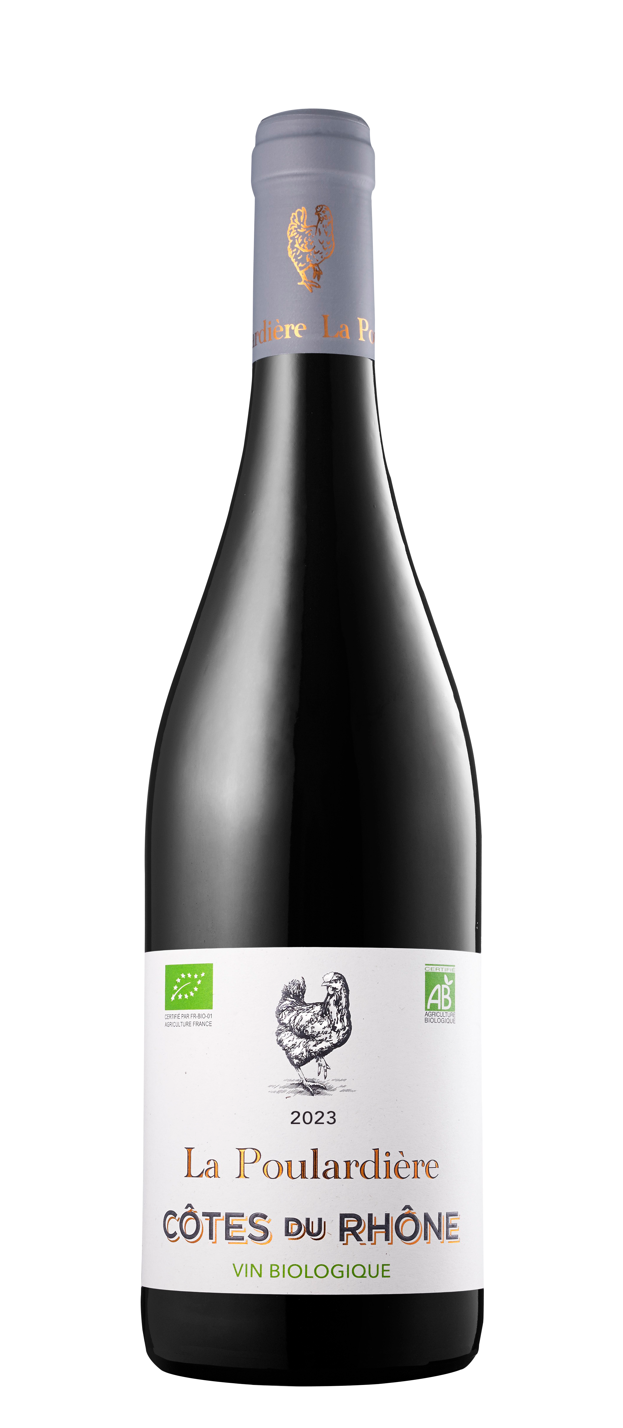  AOP CÔTES DU RHÔNE BIO 
LA POULARDIÈRE 2023 code EAN 3330620022678 