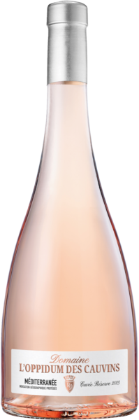 DOMAINE L'OPPIDUM DES CAUVINS IGP MÉDITERRANÉE ROSÉE
CUVÉE RÉSERVE 
 code EAN 3330620027994 