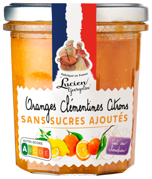 PRÉPARATION SANS SUCRES AJOUTÉS 3 AGRUMES
