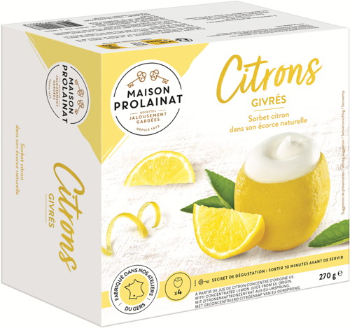 PROLAINAT 4 CITRONS OU ORANGES GIVRÉS code EAN 3331480000073 