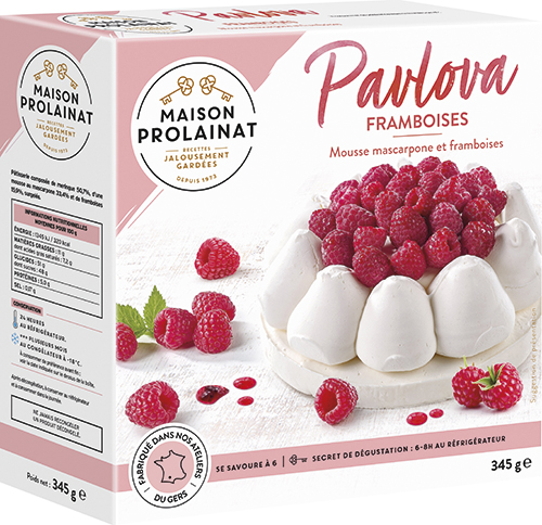 PAVLOVA AUX FRAMBOISES SURGELÉE