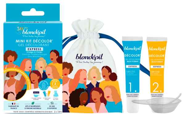  Kit Décolorant Express Visage Et Corps Blondepil code EAN 3331840550002 