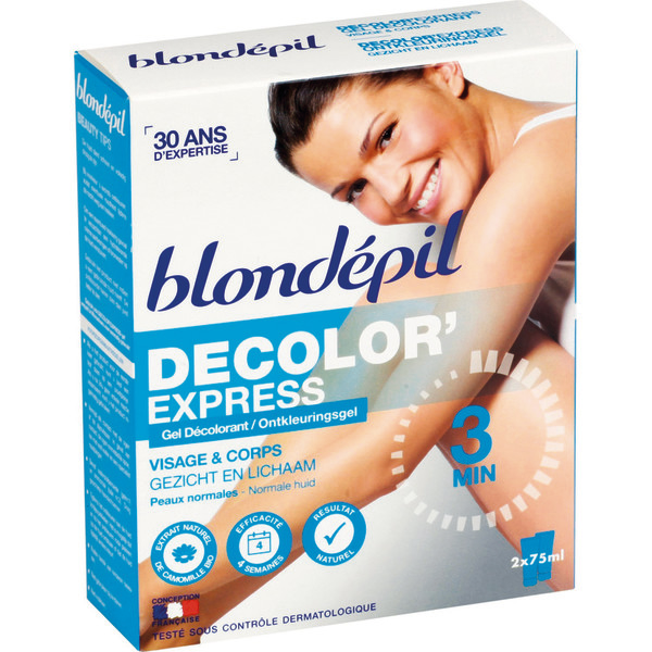 blondepil GEL DÉCOLORANT Visage BLONDÉPIL code EAN 3331840554000 