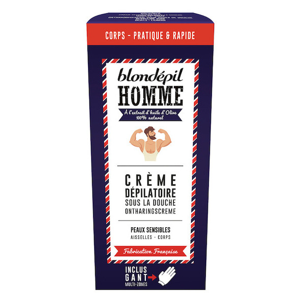 Crème dépilatoire 
sous la douche