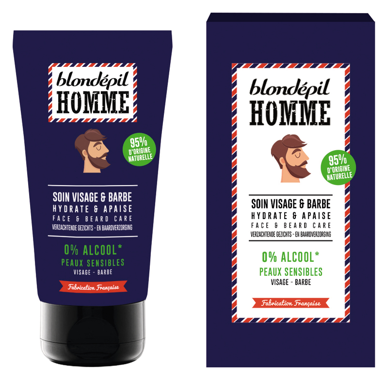 SOIN À BARBE VISAGE & BARBE PEAUX SENSIBLES BLO...