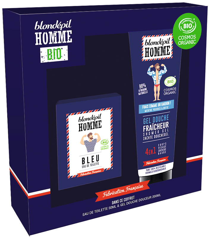 COFFRET BIO COSMOS* EDP BLEU + GEL DOUCHE BLOND...