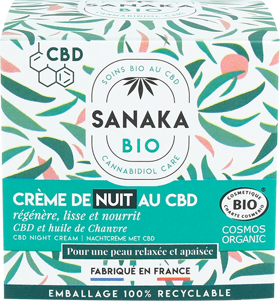 CRÈME DE NUIT RÉGÉNÉRANTE
CBD & CHANVRE