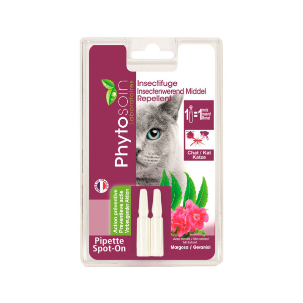 Pipettes Insectifuges Pour Chat Phytosoin 3332590950357 Pipettes Insectifuges Pour Chat Phytosoin 3332590950357