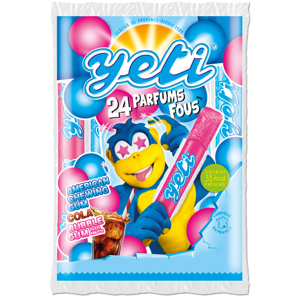 SUCETTES RAFRAÎCHISSANTES SURGELÉES PARFUMS FOU...