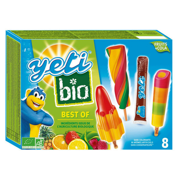Assortiment glaces Best Of Bio 