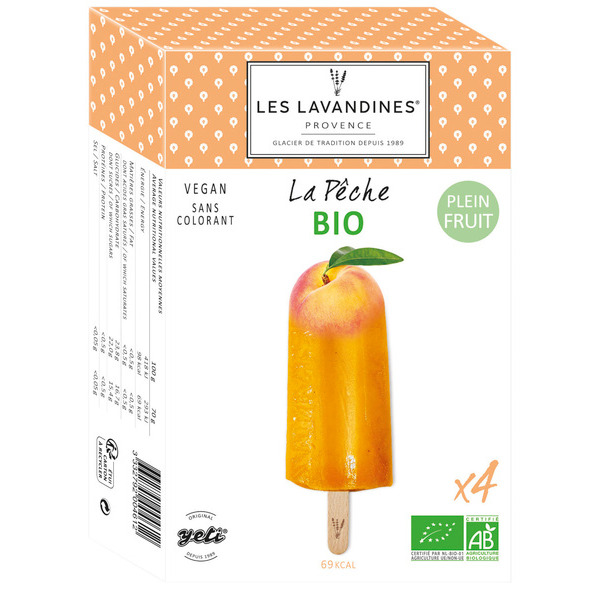 LES LAVANDINES Glace bio code EAN 3332792004612 