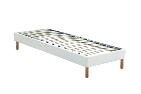  Sommier en kit 90x200 cm LUCIO blanc code EAN 3332990180224 