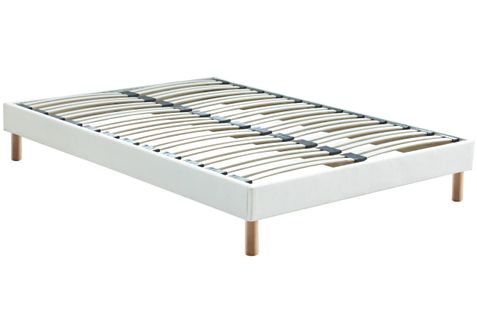  Sommier en kit 180x200 cm LUCIO blanc code EAN 3332990180248 