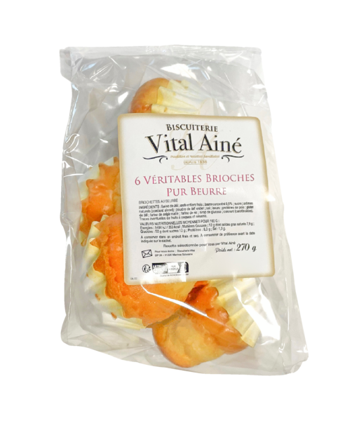 BRIOCHES PUR BEURRE 
