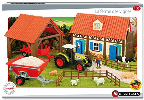 Ferme complète avec tracteur