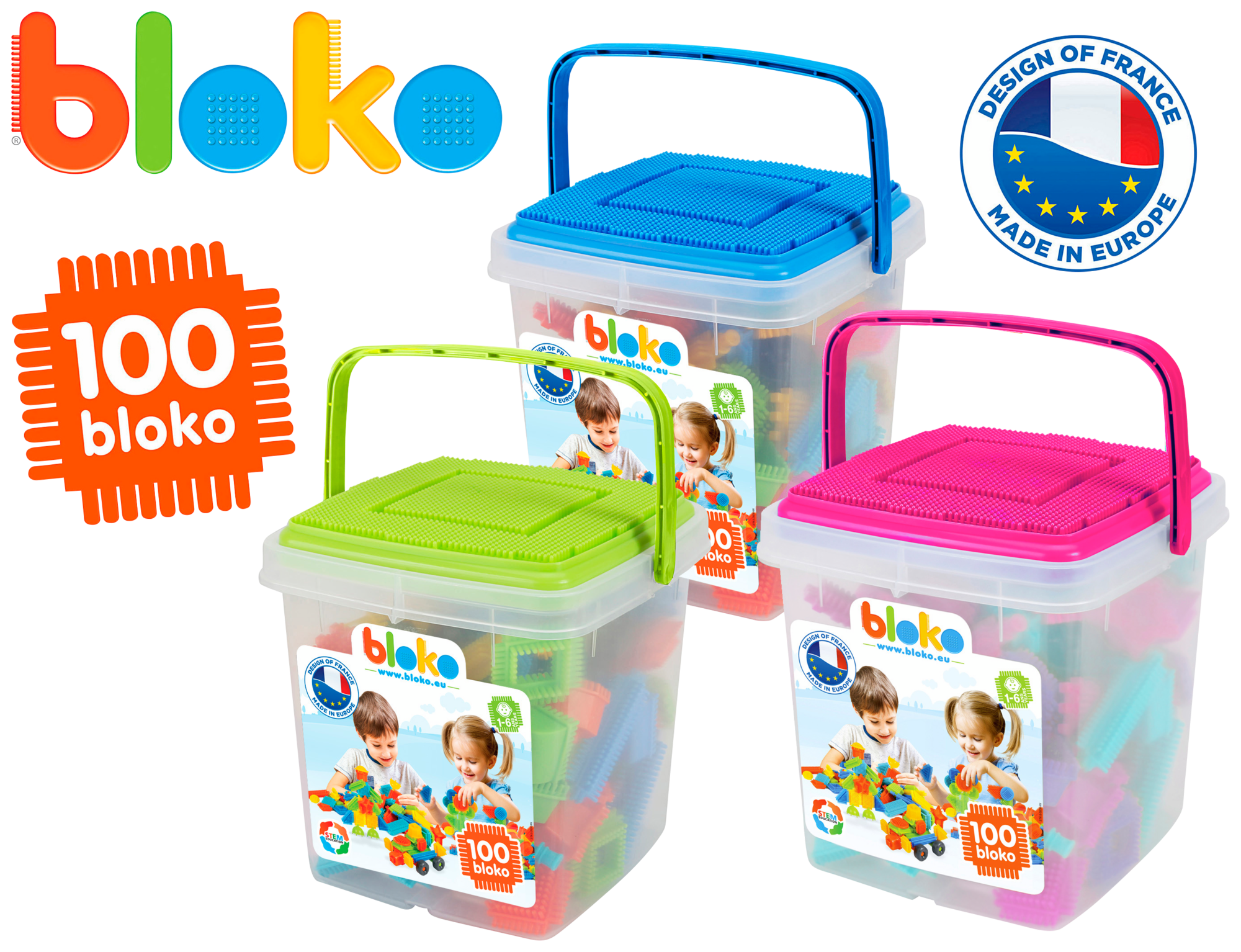 1. Baril 100 bloko de construction
2. La maison...