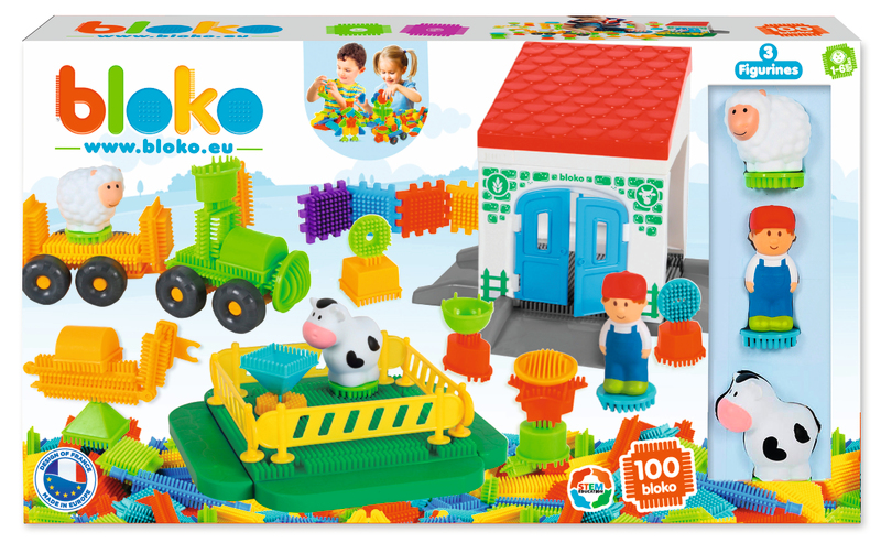 FERME ET PERSONNAGES 3D DE LA FERME Bloko
