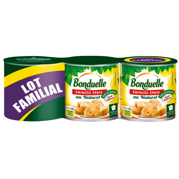 bonduelle Champignons  code EAN 3333160701010 