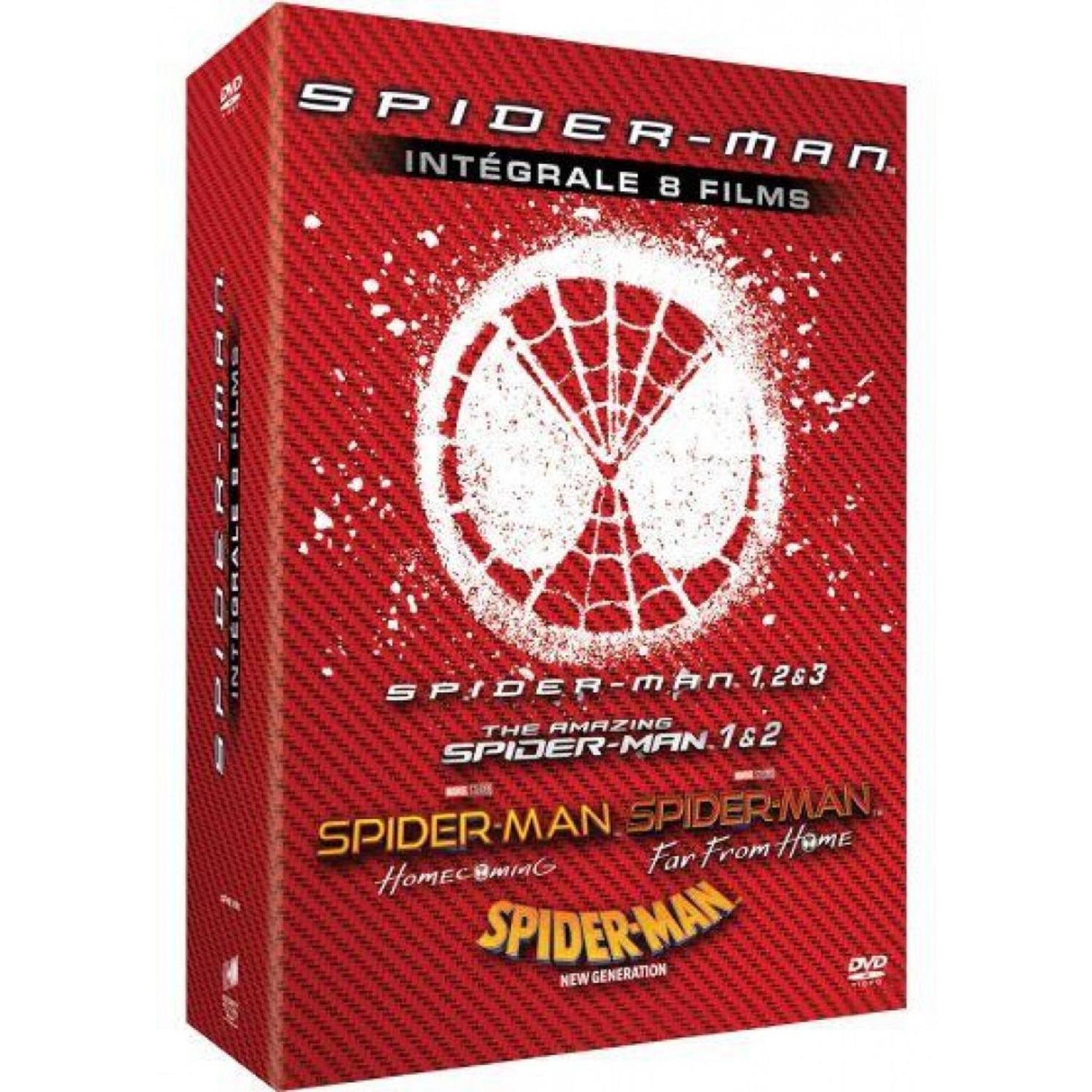 Coffret DVD Spider-Man L'intégrale de 8 Films 