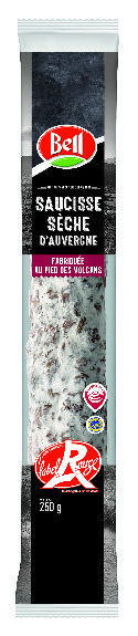  SAUCISSE SÈCHE DROITE D'AUVERGNE IGP(4) “BELL” code EAN 3333681010196 