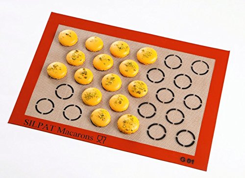 Demarle - Toile de cuisson pour 28 macarons SIL...