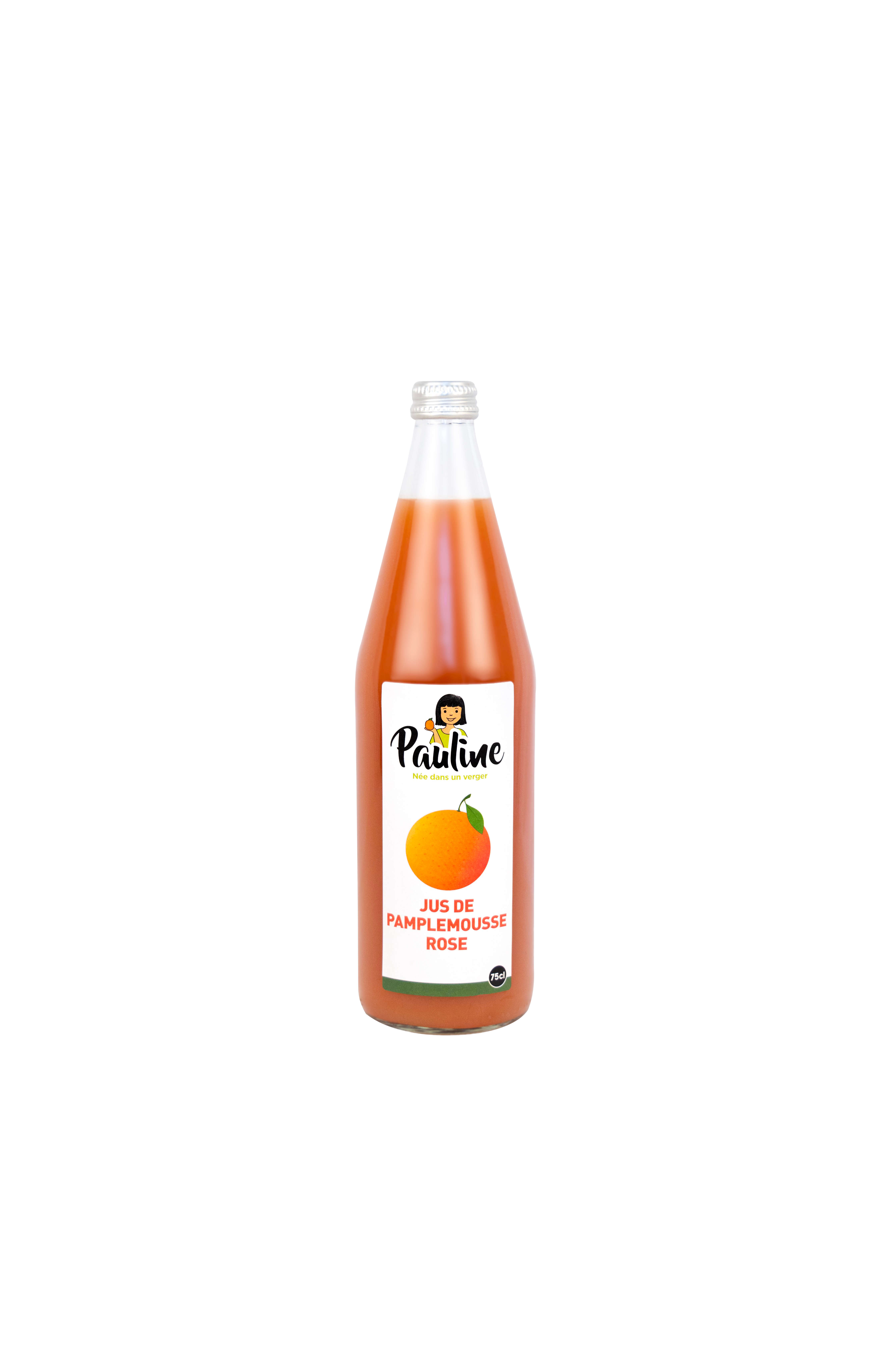 PAULINE JUS DE PAMPLEMOUSSE ROSE, NECTAR DE MANGUE OU NECTAR DE POMME FRAISE code EAN 3335103454014 