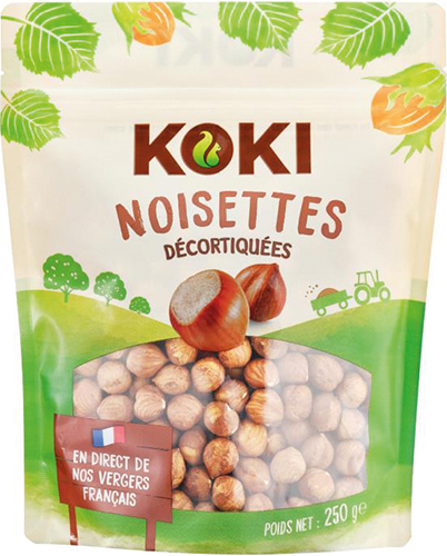 KOKI NOISETTES DÉCORTIQUÉES code EAN 3335770005373 