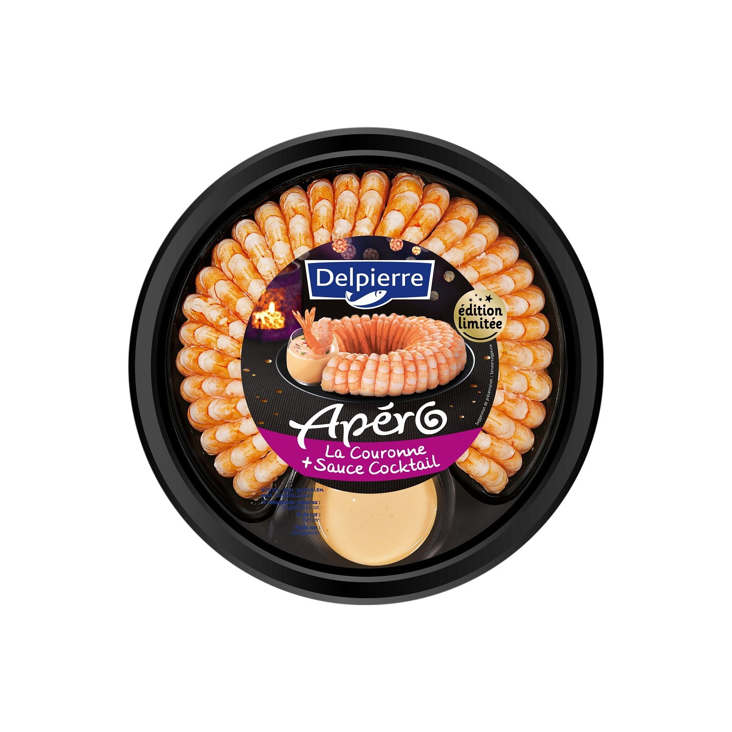 SELECTIONS MARINES Crevettes sauce cocktail DELPIERRE code EAN 3336370050374 