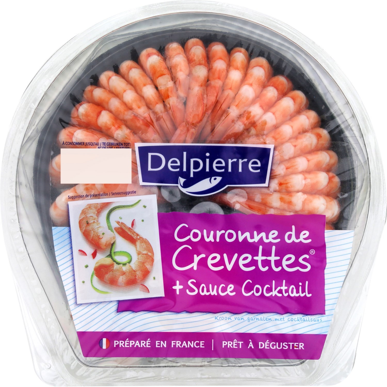 Couronne de crevettes sauce cocktail DELPIERRE