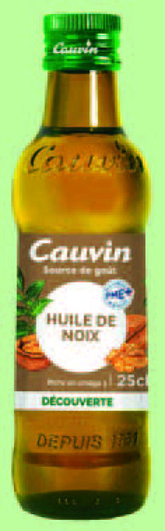 CAUVIN Huile de noix code EAN 3336590104260 